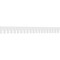Ekena Millwork Elizabeth Architectural Grade PVC Dentil Block Trim, 7"H x 1"P x 93 3/8"L DENP07ELZ02 - alternate 1